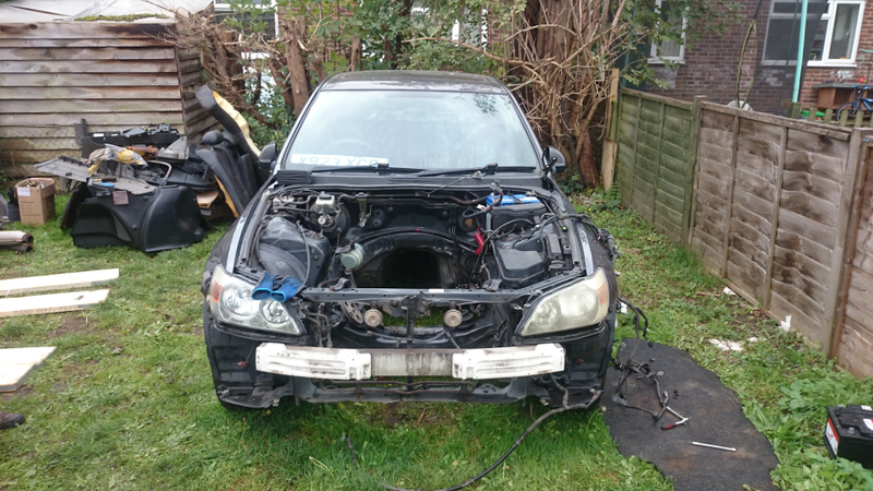 Oh, and bumper came off. Foglights gone bye bye.